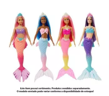 Boneca Articulada - Barbie Dreamtopia Fantasy - Sereia - Sortidas - Mattel