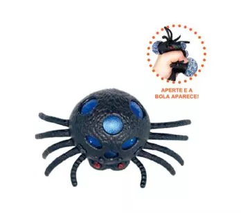 Figura de Apertar - Squish Mania Spider - Aranha - Toyng