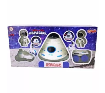 Conjunto Veículos e Mini Bonecos - Tripulante Espacial - Cápsula - Toyng