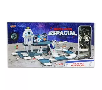 Conjunto Veículos e Mini Bonecos - Tripulante Espacial - Posto - Toyng