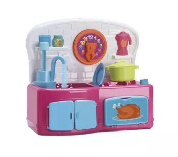 Cozinha Infantil Divertida - My Little Collection - Sai Água - Divertoys