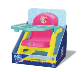 Cadeirinha de Papinha para Boneca - Baby Alive - Divertoys