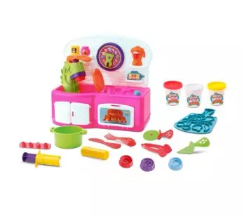 Cozinha Infantil - Massinha de Modelar - Diver Massa - Kitchen - Rosa - Divertoys