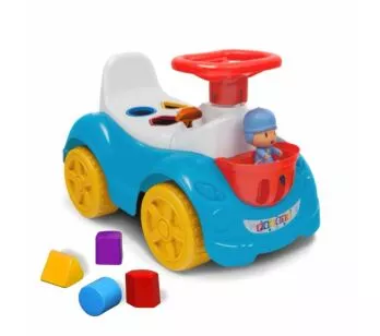 Andador Infantil - Totokinha Pocoyo com Boneco - Cardoso Toys