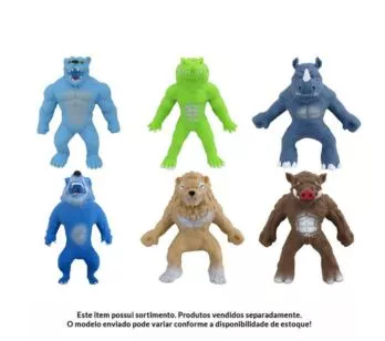 Figura que Estica - 14 cm - Stretchapalz Animal - Sortidos - Sunny Brinquedos