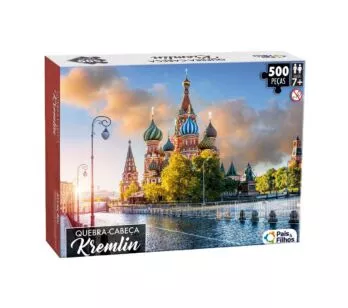 Quebra-Cabeça - 500 Peças - Kremlin - Rússia - Pais e Filhos