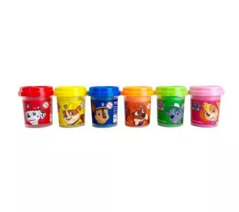 Kit Massinha de Modelar - Patrulha Canina - 6 Potes Ki-Massa - Sunny Brinquedos 