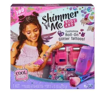 Conjunto Tatuagem Infantil - Cool Maker Shimmer Me - 180 Adesivos - Sunny Brinquedos