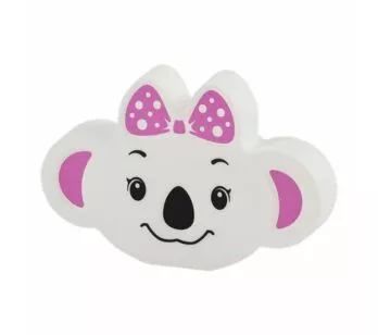 Luminária Infantil - Slim Shape USB - Coala Lilica - Branca - DecorFun