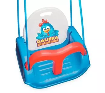 Balanço Infantil Individual - Meu Balancinho - Galinha Pintadinha - Pais e Filhos