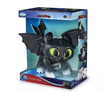 Figura Articulada - Como Treinar seu Dragão - Baby Dragões - Eclipse - Pupee