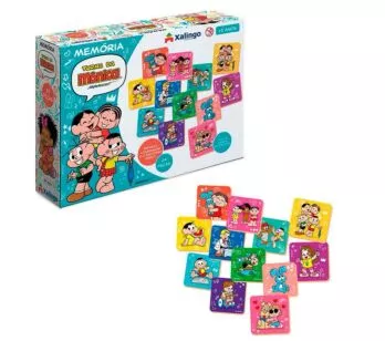 Jogo da Memória Infantil - Turma da Mônica - 24 Peças - Xalingo