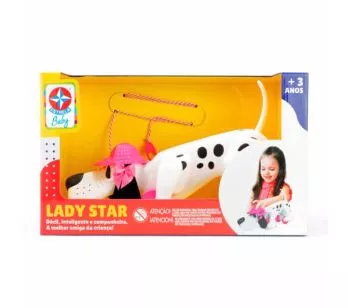 Figura de Puxar - Cachorrinha Lady Star - Estrela Baby