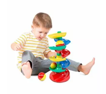 Conjunto de Atividades para Bebê - Blocolândia - Rola Bola - Dismat