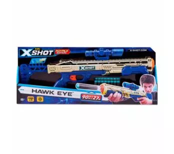 Lançador de Dardos - X-Shot Royale - Hawk Eye - 16 dardos - Candide