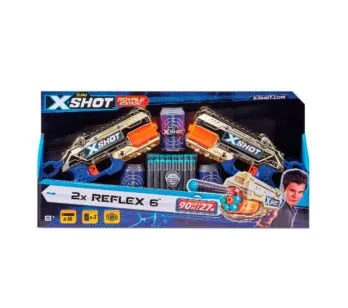 Lançadores de Dardos com Alvos - X-Shot Royale - Reflex 6 - Candide