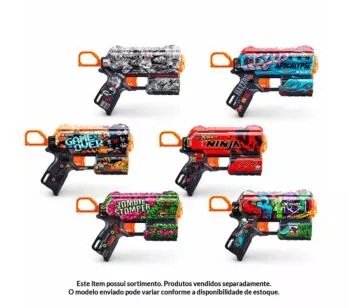Lançador de Dardos - X-Shot Skins - Flux - Sortido - Candide