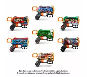 Lançador de Dardos - X-Shot Skins - Menace - Sortido - Candide
