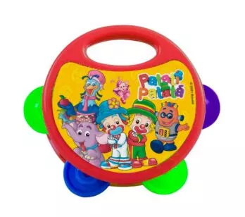 Pandeiro Infantil - Patati e Patatá - Vermelho - Candide 