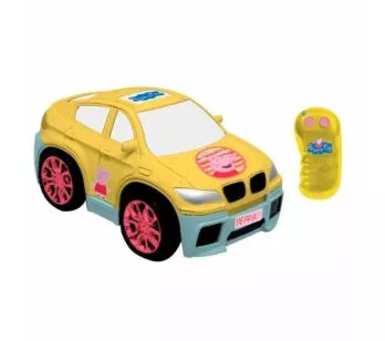 Carrinho de Controle Remoto - Peppa Pig - Veículo de Passeio - 3 Funções - Candide