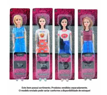 Boneca Articulada - 30cm - Dream Doll Fashion - Sortida - Candide