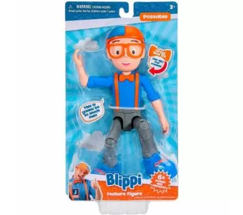 Boneco Interativo - 23cm - Blippi - 6 Frases e Sons - Candide