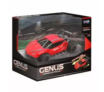 Carrinho de Fricção - Genus - Vermelho - Unik Toys