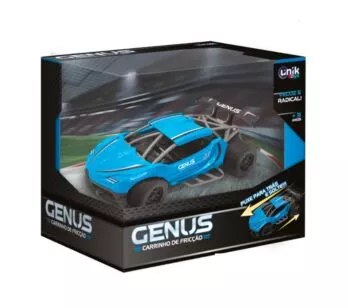 Carrinho de Fricção - Genus - Azul - Unik Toys