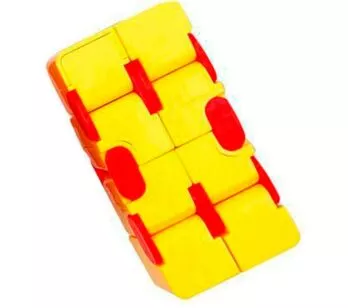 Cubo de Manobra - Cubo Infinity - Fidget - Amarelo - Toyng