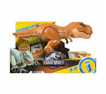 Figura Articulada - Jurassic World - T-Rex Ação de Combate - Imaginext