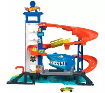 Conjunto e Pista - Hot Wheels City - Fuga de Salto do Tubarão - Mattel
