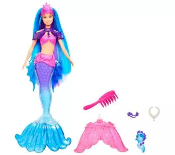 Boneca com Acessórios - Barbie Mermaid Power - Sereia Malibu - Mattel
