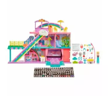 Conjunto e Boneca - Polly Pocket - Shopping Center Doces Surpresas - Mattel
