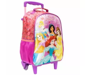 Mochila de Rodinhas Infantil - Disney - Princesas - Xeryus