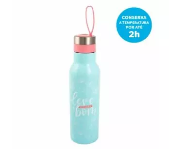 Garrafinha Cantil - 500ml - Leve Só O Que É Bom - Uatt