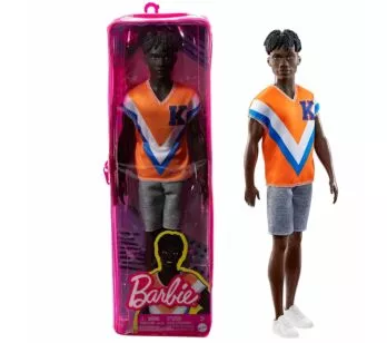 Boneco com Estojo - Ken - Barbie Fashionistas - Camisa Esportiva - 203 - Mattel