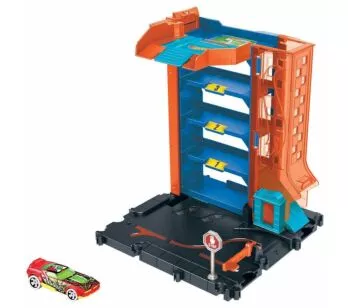 Conjunto e Veículo - Hot Wheels City - Garagem - Mattel