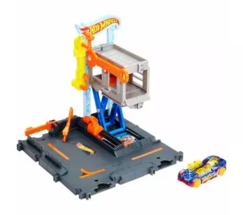 Conjunto e Veículo - Hot Wheels City - Oficina de Reparos - Mattel