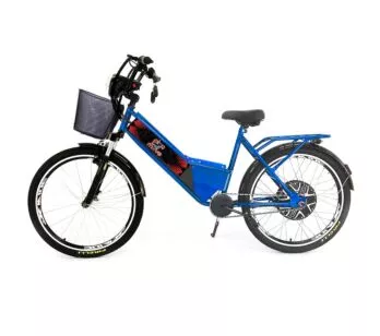Bicicleta Elétrica - Street PAM - Cestinha - 800w 48v Lithium - Azul - Plug and Move