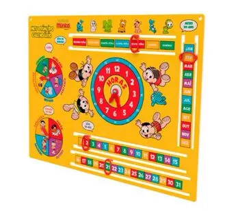 Jogo Educativo - Turma da Mônica - Meu Primeiro Calendário - Xalingo