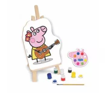 Kit de Pintura com Cavalete - Peppa Pig - Nig Brinquedos