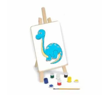 Kit de Pintura com Cavalete - Dinos - Nig Brinquedos