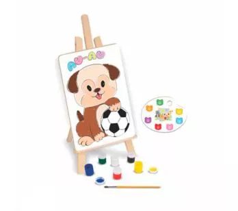 Kit de Pintura com Cavalete - Pets - Nig Brinquedos