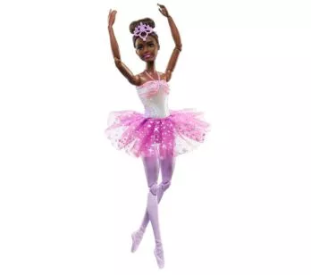 Boneca - Barbie Dreamtopia - Bailarina com Luzes - Negra - Mattel
