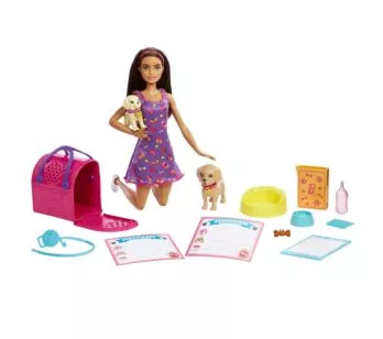 Boneca - Barbie Pets - Adota Cachorrinhos - Latina - Mattel