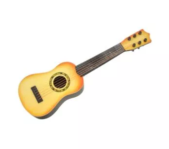 Violão Infantil - 6 Cordas - Amarelo - DM Toys