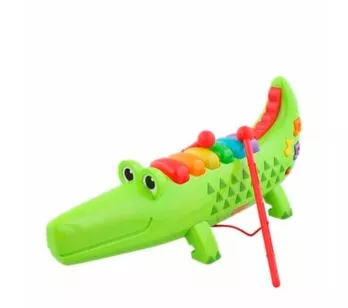 Xilofone Infantil Musical - Fisher-Price - Crocodilo - Fun Divirta-se