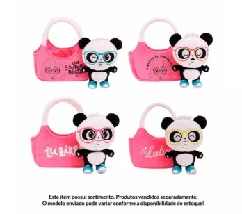 Pelúcia com Bolsinha - Luluca - Panda - Sortido - Fun Divirta-se