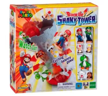 Jogo de Equilíbrio - Super Mario - Blow Up Shaky Tower - Epoch
