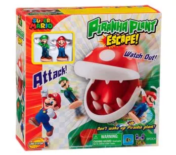 Jogo Infantil - Super Mario - Piranha Planta Escape - Epoch